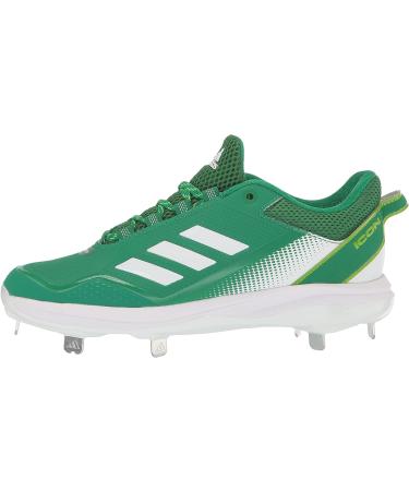 adidas Men's Icon 7 Baseball Shoe 9 - White/Team Green/Semi Sol Green - Buy Online on GoSupps.com