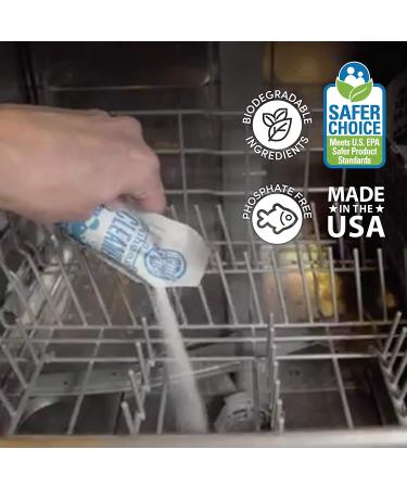 Lemi Shine Natural Dishwasher Cleaner - Citric Acid Powered Deodorizer with Fresh Lemon Scent (1 Count) - Buy Online on GoSupps.com