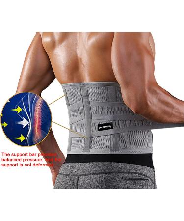 Sports Lumbar Support Brace for Back Pain Relief - Adjustable Belt for Herniated Disc, Sciatica, Scoliosis - Breathable Waist Support - Buy Online on GoSupps.com