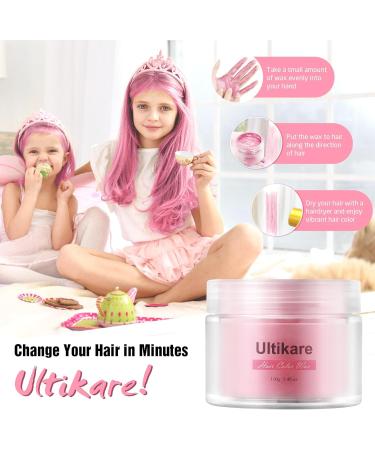 Ultikare Cire De Couleur Temporaire Pour Cheveux Rose Clair - Coloration Pour No l et F tes Light Pink - Buy Online on GoSupps.com
