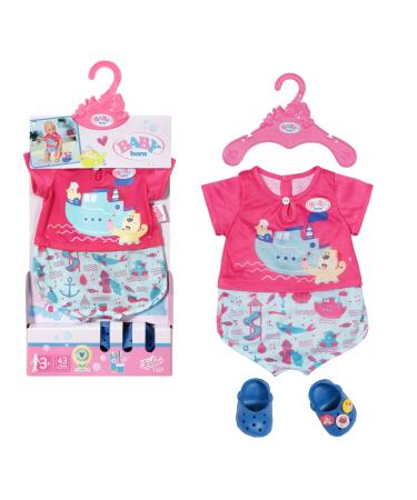 BABY born 830628 Bath Pjamas with Shoes Doll Toy