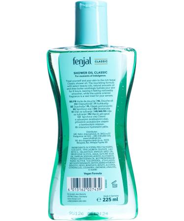 Fenjal Classic Shower Oil 225ml - Luxurious Hydration for Smooth Skin - Buy Online on GoSupps.com