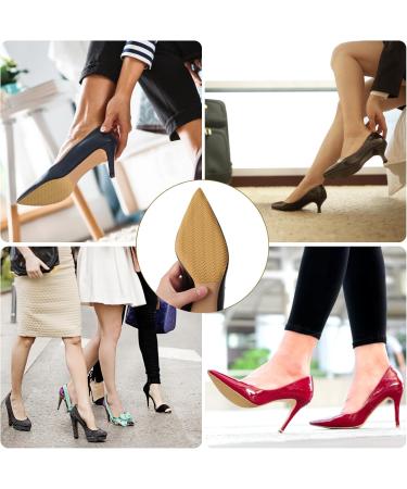 Buy Non-Slip Shoe Sole Protectors - Yellow Heel Grips & Bottom Pads for Women (2 Pairs - Buy Online on GoSupps.com