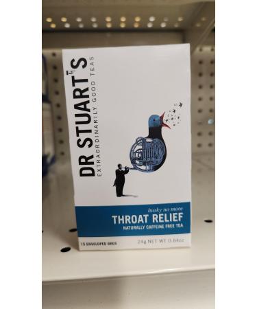 Dr. Stuart's Herbal Teas Throat 15 Tea Bags Each