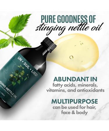 Stinging Nettle Oil for Hair Growth and Skin Care - All Natural 4 oz - Buy Online on GoSupps.com