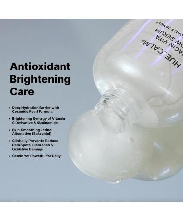 HUECALM Niacin Vita Snow Serum Korean Skincare for Brightening Hydration Oil Control 3% Niacinamide Vitamin C Serum & Ceramide Dark Spot Corrector Hyperpigmentation Treatment Gentle Daily Use - Buy Online on GoSupps.com