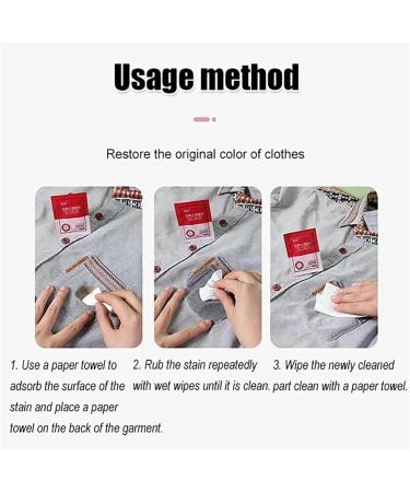 Decontamination Wipes Laundry Stain Remover 20 pieces/bag Decontamination Wipes Clothes Oil Stain Remover used for clothes fabric stains etc. 3pcs - Buy Online on GoSupps.com