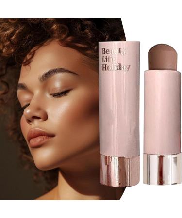 Huxibai Contouring Stick Concealer Foundation Stick with Beauty Ball Effect Moisturizing Bronzer for Natural Shine on Occasions Wedding Events Home Bride Daily Use Neutral Gray - Buy Online on GoSupps.com