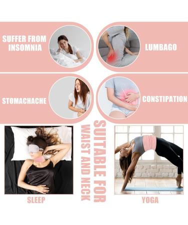 Reusable Organic Castor Oil Pack Wrap Kit - Adjustable Elastic Straps & Massage Belt (Rose) | International Shipping - Buy Online on GoSupps.com