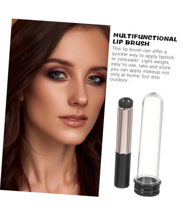 2 Pcs Lip Brush & Concealer Applicators - Lipstick Tool for Flawless Makeup Application | Travel-Friendly Makeup Brushes - Buy Online on GoSupps.com