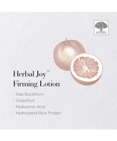 New Nordic Herbal Joy Firming Lotion - Hydrolysed Rice Protein and Shea Butter for Softer Hydrated Skin - Smoothing Firming and Nourishing Formula for a Youthful Glow 250ml - Buy Online on GoSupps.com