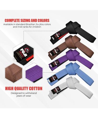 FUJI Premium Cotton Blend BJJ Belt - A2 Purple - Buy Online on GoSupps.com