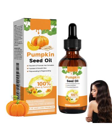 EONFAVE Pumpkin Seed Oil pumpkin seed oil for hairscalpskin 100 organic pumpkin seed oil for hydration and repair of dry damaged hair stimulates hair growth and against hair loss 60