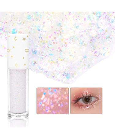 Geeneiya Liquid Glitter Eyeshadow - Korean Under Eye Shadow, Long Lasting & Quick Drying - Colorful Galaxy 01 - Buy Online on GoSupps.com