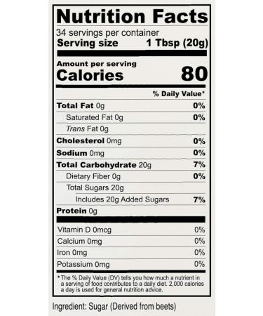 Belgian Pearl Sugar 1.5 lb - Gluten Free, Medium Sized Pearls - 1.5 Pound Pack - Buy Online on GoSupps.com