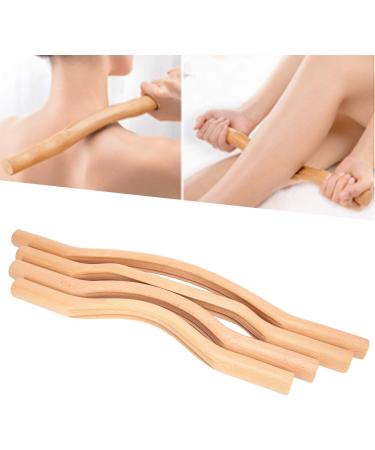 Verdant Touch Wooden Scraper Gua Sha Tool | Wood Massage Stick for Back Neck Shoulders & Legs - International Shipping Available - Buy Online on GoSupps.com