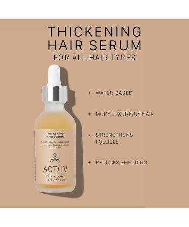 Buy Actiiv Thickening Hair Serum - Water Based | Boost Volume & Shine - International Shipping Available - Buy Online on GoSupps.com
