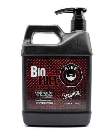 GIBS BioFuel Hair Conditioner for Men - Beard and Hair Conditioner Moisturizing, 3 Sizes 33.8 Fl Oz (Pack of 1)