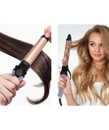 2-in-1 Hair Curler & Straightener - Professional Tourmaline Ceramic Iron for All Hair Types - Buy Online on GoSupps.com