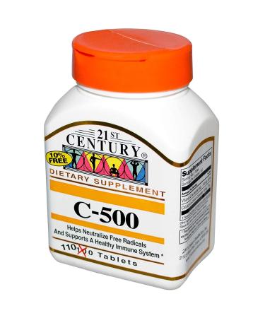 21st Century Vitamin C 500Mg 110 Ct