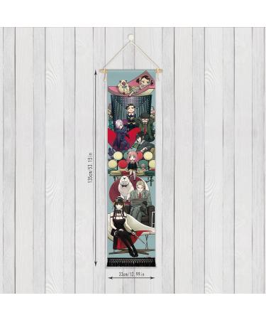 CosplayStudio Large Spy Family Scroll Picture/Kakemono Fabric Poster 135 x 33 cm Design: Spy Family Lounge - Buy Online on GoSupps.com