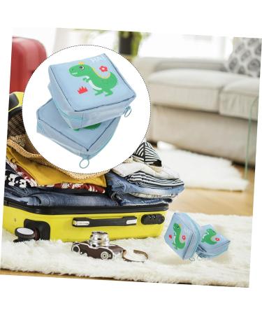 Lurrose 2pcs Aunt's Towel Storage Bag Tampon Holder Sanitary Napkin Travel Pouch - Girly Period Pouch - Buy Online on GoSupps.com