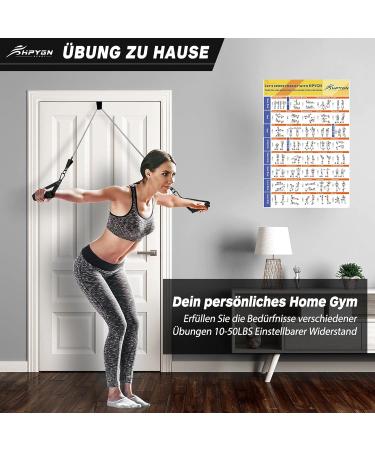 Buy Fitness Straps Set - 150LBS 200LBS 250LBS Resistance Bands - 5 Strengths Portable Gym Equipment with Handles Ankle Straps & Door Anchor - Perfect for Home & Outdoor Workouts - Buy Online on GoSupps.com