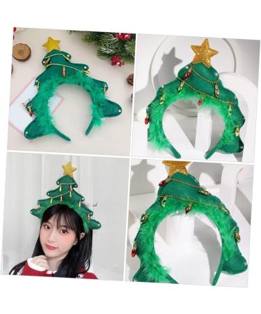 DEARMAMY Glitter Xmas Tree Headband Christmas Tree Light up Headband Headbands Decorative Hairband Christmas Hair Accessories Women Xmas Tree Headband Glitter Headband Fabric - Buy Online on GoSupps.com