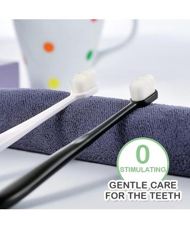EasyHonor Extra Soft Toothbrush for Sensitive Gums - 6 Pack, Micro Fur Manual Toothbrush with 20000 Soft Floss Bristles - Ideal for Pregnant Women and Elderly - Buy Online on GoSupps.com