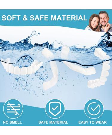 2 PCS Fake Teeth Dentures for Men and Women | Dental Veneers for Temporary Restoration | Natural & Comfortable | Protect Teeth & Regain Confidence | Natural Shade-n3 - Buy Online on GoSupps.com