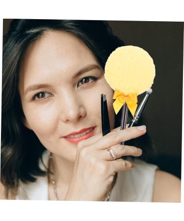 SOESFOUFU Makeup Blenders puff body brush lollipop shape makeup puff fragrance dusting makeup cleaner kids tools after-bath powders puff super soft long hair child big puff take a bath - Buy Online on GoSupps.com