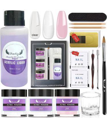 Acrylic Nail Set Professional Acrylic Powder and Liquid Set - Long Lasting Acrylic Nail Tool Kit for Nail Extension Home & Nail Salon - Buy Online on GoSupps.com
