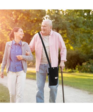 Healeved Urine Bag Cover - Adjustable Strap Catheter Leg Bag Holder for Men and Women - Black - Buy Online on GoSupps.com