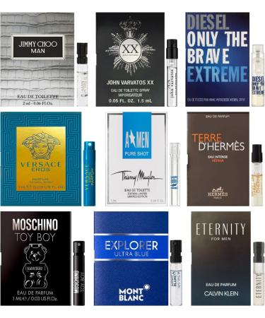 Men's Designer Fragrance Sampler (9 vials) - Buy Online on GoSupps.com