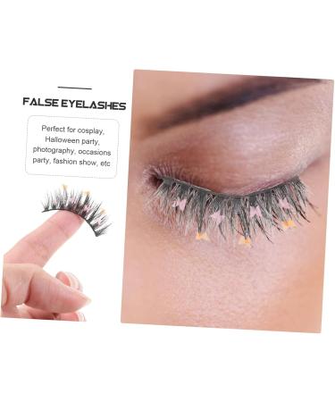 Beavorty 8 Pairs Sequin False Eyelashes Natural False Lashes Handmade Eye Lashes Natural False Eyelashes Pesta as Postizas Naturales Artificial Eyelashes Cosplay Chemical Fiber Decorate - Buy Online on GoSupps.com