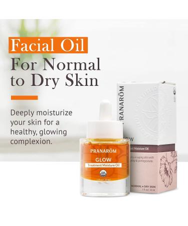 Pranarom Glow Treatment Moisture Oil - 100% Pure & Natural Essential Oil (1oz) - Buy Online on GoSupps.com