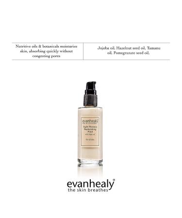 evanhealy Light Moisture Replenishing Fluid with Argan Oil | Natural Anti-Aging Face Serum for Dry & Sensitive Skin - Buy Online on GoSupps.com