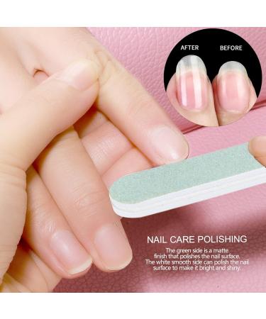 FANDAMEI Nail Files and Buffers 100/180 400/4000 Grit Professional Manicure Tools Kit Rectangular Art Care Buffer Block Tools 7 Ways Buffer Block for Trim Polish and Shine Nail 20Pcs/Pack - Buy Online on GoSupps.com