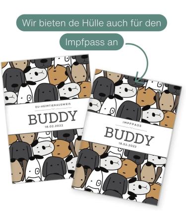 Personalized Wilhelm Fell Case for EU Pet ID Card | Custom Gift for Pet Owners - Protective Cover for Buddy - Buy Online on GoSupps.com