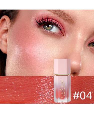 Liquid for Cheeks - Waterproof Super Dewy Liquid Stick Cream Face Natural Smudgeproof Long-Wearing Cream for Lips Eyes Cheek Fanelod 04# - Buy Online on GoSupps.com