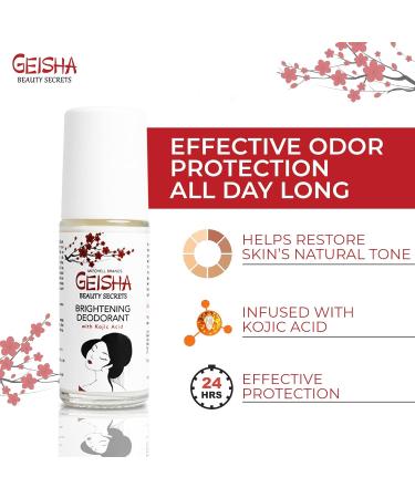 Geisha Brightening Deodorant 30ml - Buy Online on GoSupps.com