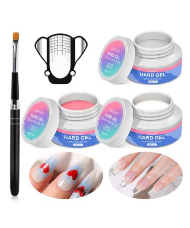 Leveling Gel Nail Builder Repair Gel For Nails Leveling Nail Thickening Solution For Nail Professionals Hobbyists Beginners UV Gel Nails