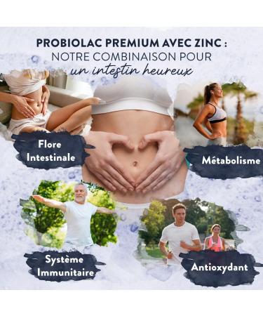Probiotique Flore Intestinale 120MilliardsUFC 30Souches Lactobacillus Gasseri Lactobacillus Rhamnosus + Zinc Ferments Lactiques Probiotiques Flore Intestinale et Pr biotique (Inuline) - 90 G lules - Buy Online on GoSupps.com