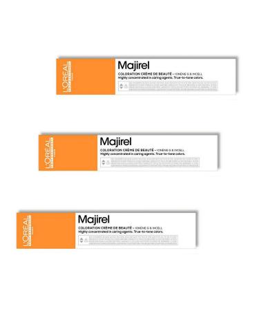 3x Loreal Majirel 9.3 Very Light Blonde Gold Cream Hair Color - 50ml - Buy Online on GoSupps.com