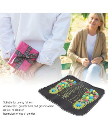 Circulatory-Promoting Footprint Mat | Foldable Acupuncture Design for All Ages | Synthetic Leather & PP (35x35cm) - Buy Online on GoSupps.com