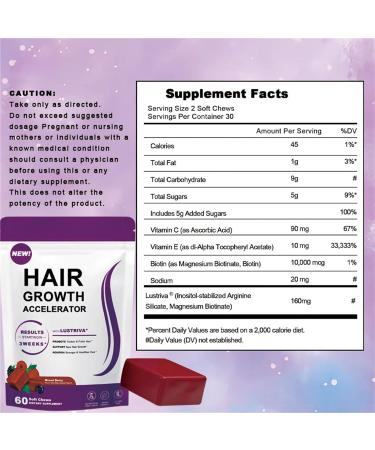 KLYso Hair Growth Supplement Hair Vitamins For Supporting Healthy Hair2PCS - Buy Online on GoSupps.com