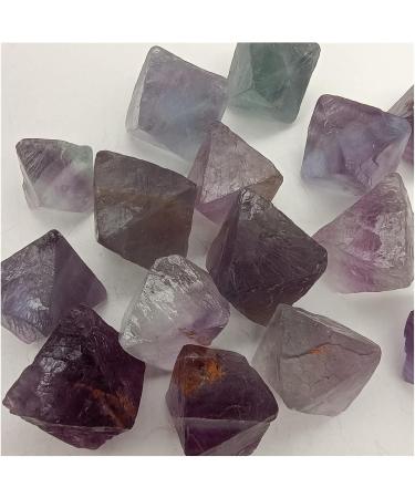 Natural Crystal Rough 5pcs Natural Rare Fluorite Crystal Stone Octahedral Colorful Mixed Fluorite Octahedron Rough Stones Healing Specimen - Buy Online on GoSupps.com