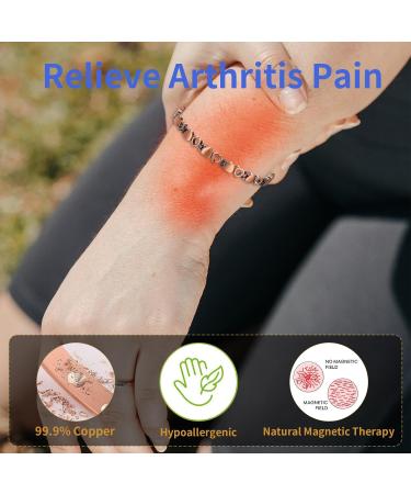 ENERCOPPEX 3500 Gauss Magnetic Targe Band - 99.99% Pure Copper Bracelet for Ladies | Adjustable Size Stylish & Therapeutic - Buy Online on GoSupps.com