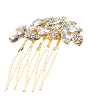 FRCOLOR Bride Hair Clip metal hair clips for women hair brooch hair clips for brides headpiece for bride flower hair clips for women pearl bridesmaid Alloy set Prom Hair Comb