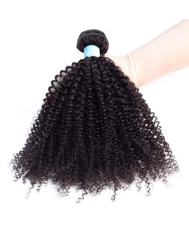 18 BLY 7A Mongolian Afro Kinky Curly Human Hair Weave for African American Women - Unprocessed, Natural Black - Buy Online on GoSupps.com